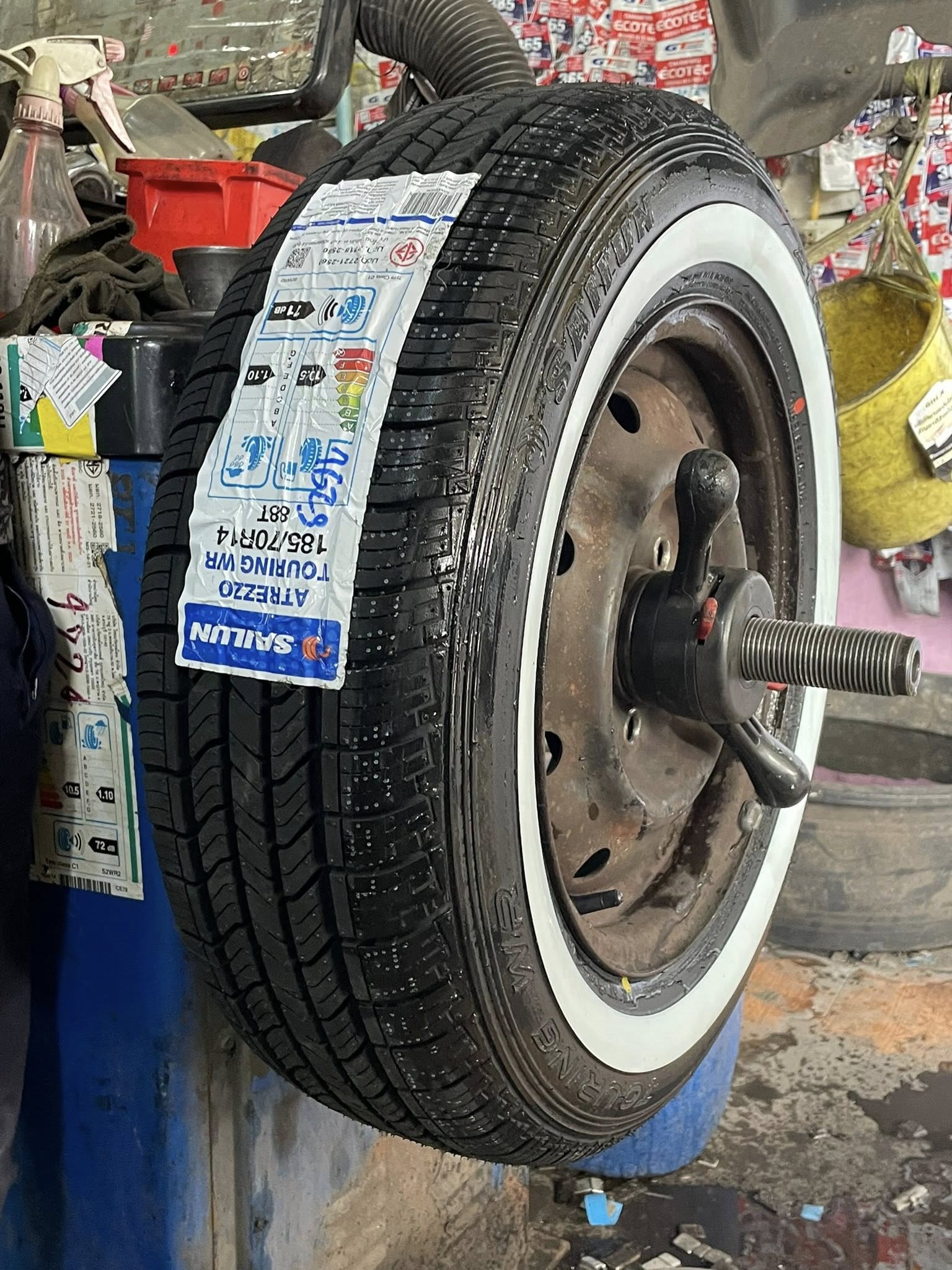 #NISSAN_CEDRIC V30 เปลี่ยนยาง 🛞🐘#SAILUN_ขอบขาวแท้_185/70R14