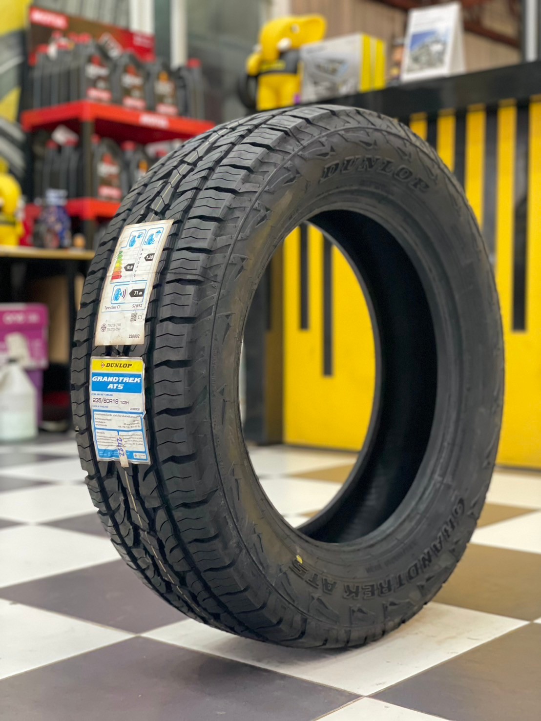 🔥ยางใหม่ดันลอป🔥 #DUNLOP GRANDTREK #AT5 235/60R18 ยางสัปดาห์2422 (4เส้น)