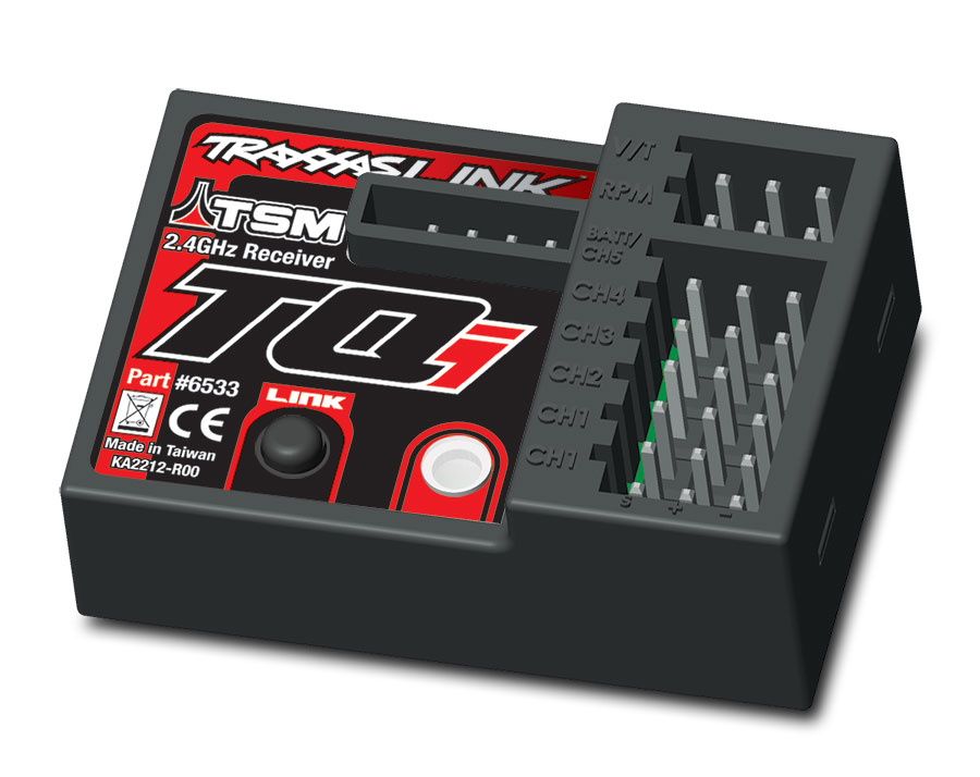 6533 Receiver, micro, TQi 2.4GHz with telemetry & TSM (5-channel)
