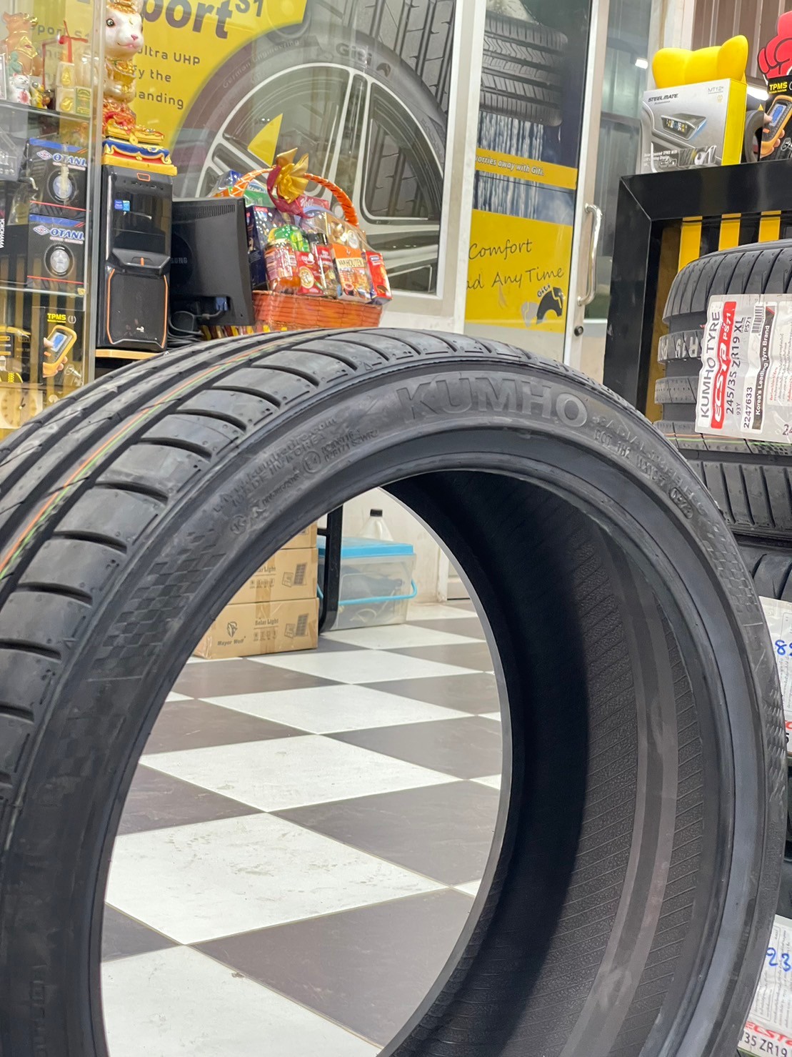 🚘ยางคัมโฮ KUMHO PS71 245/35R19 🚘 ยางสมรรถนะสูง คุณภาพดี นุ่มเงียบ เกาะถนนดี พร้อมติดตั้งฟรี ยางใหม่ปี2023