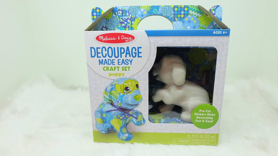30102 Decoupage ตกแต่งแปะรูปปั้น - หมา