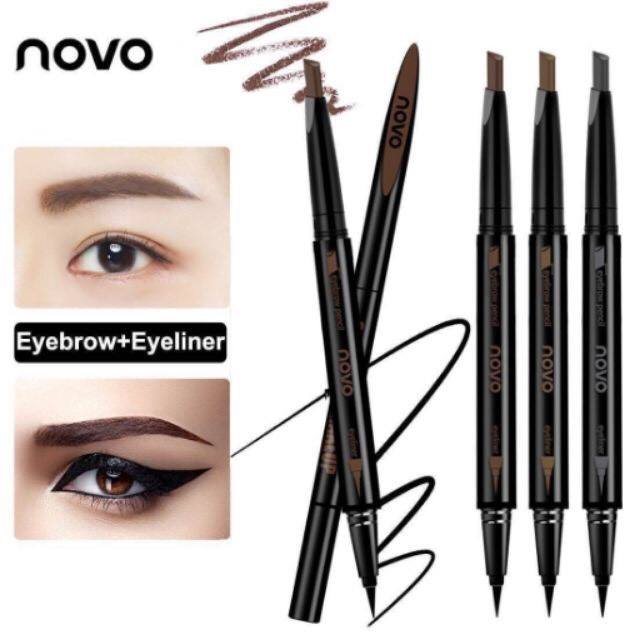 novo seduce eye makeup โนโว ดินสอเขียนคิ้ว+อายไลน์เนอร์