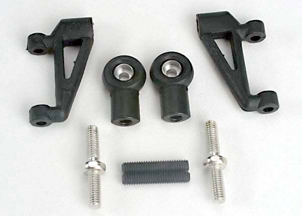 4332 Control arms, upper (2)/ upper rod ends (with ball joints installed) (2)/ 4x20mm set (grub) screws (2)