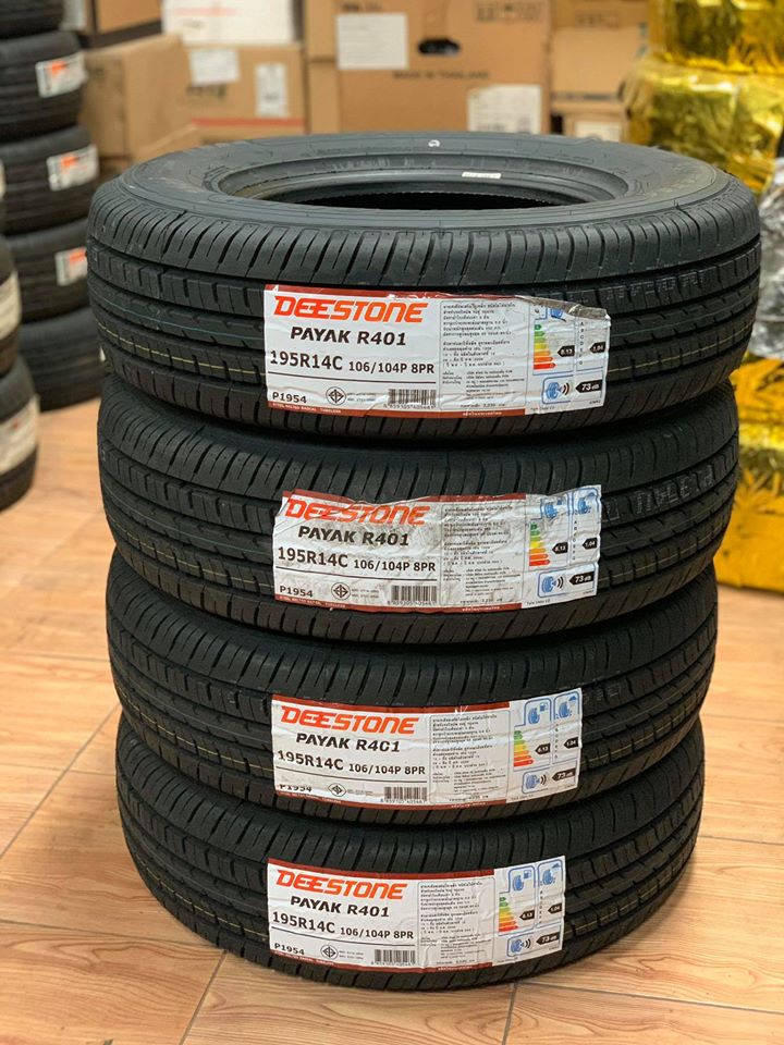 195R14 Deestone Payak R401 ยางกระบะบรรทุกคุณภาพดี ยางใหม่ปี2023