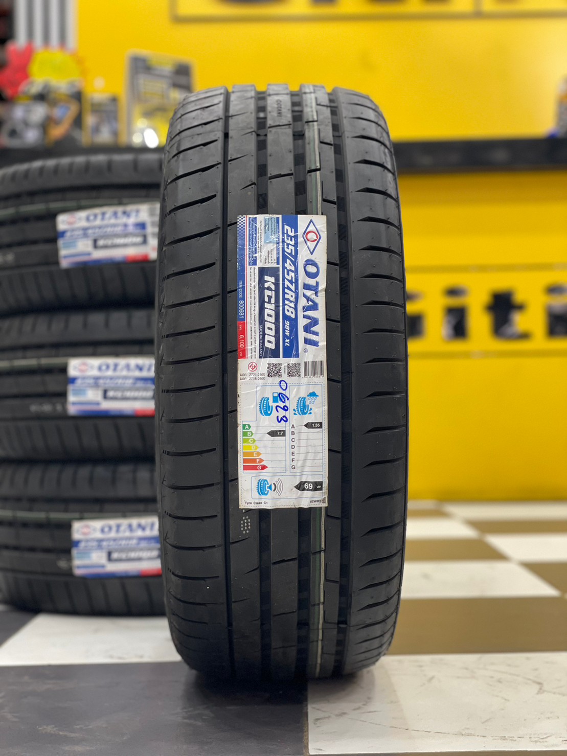 OTANI KC1000 235/45R18 ยางใหม่ปี2023