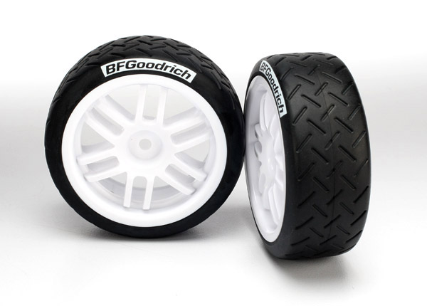 7372 Tires and wheels, assembled, glued (Rally wheels, BFGoodrich® Rally tires) (2)