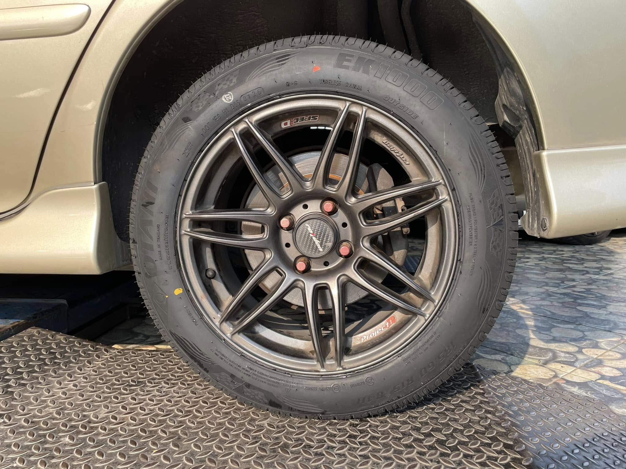 🚘 #TOYOTA_VIOS🛞เปลี่ยนยาง #OTANI #EK1000 185/60R15
