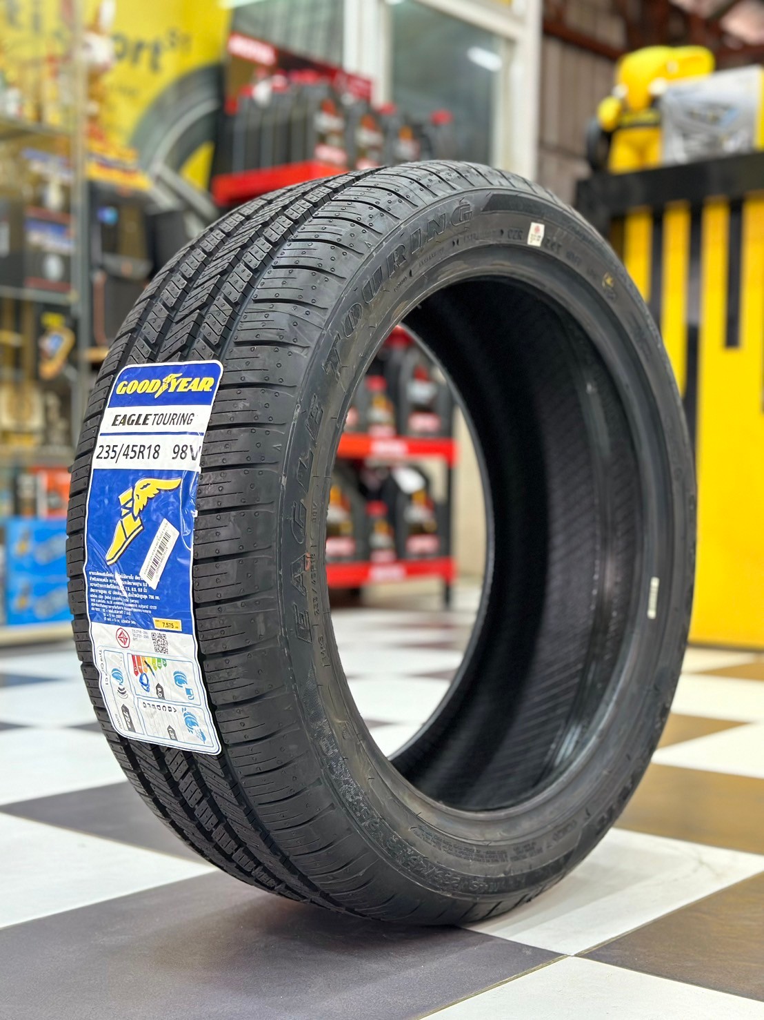 #ยางใหม่กู๊ดเยียร์ #Goodyear Eagle Touring 235/45R18 ยางใหม่ปี2024