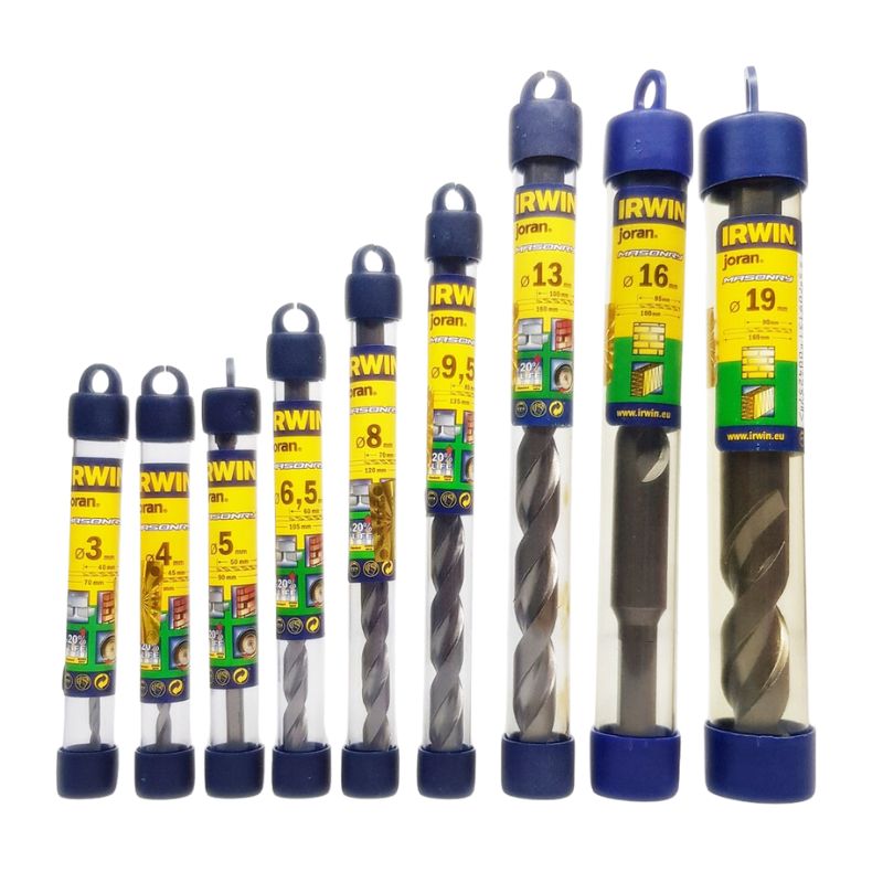 ดอกสว่านเจาะคอนกรีต Masonry ขนาด 3 - 13 mm. IRWIN/JORAN
