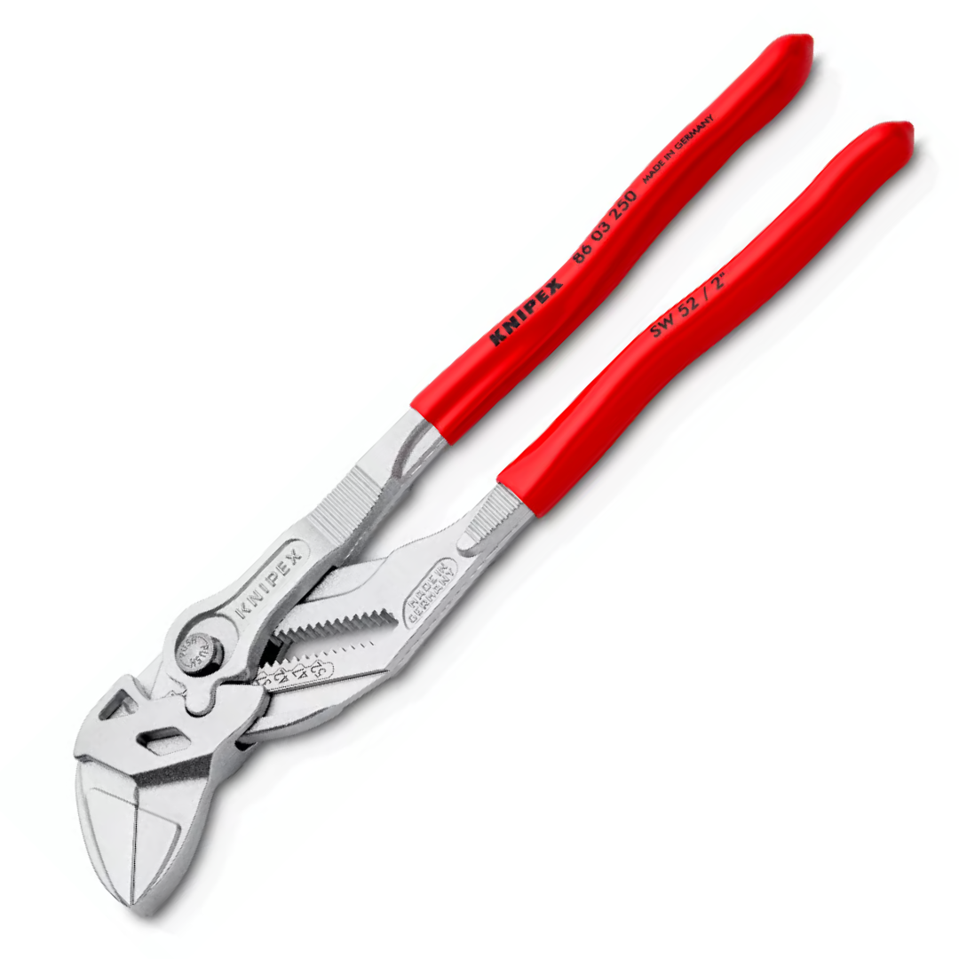 ประแจคอม้า ตัวชุบโครม ด้ามบาง 10" No.86 03 250 KNIPEX