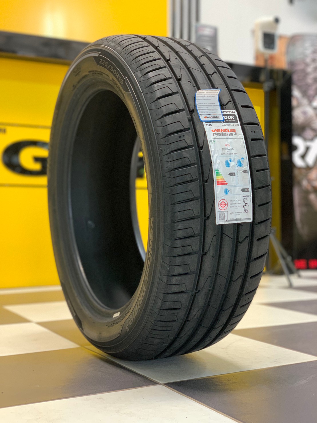 HANKOOK VENTUS PRIME3 K125 ขนาด 235/50R19 ยางสมรรถนะสูง นุ่มเงียบ New2021
