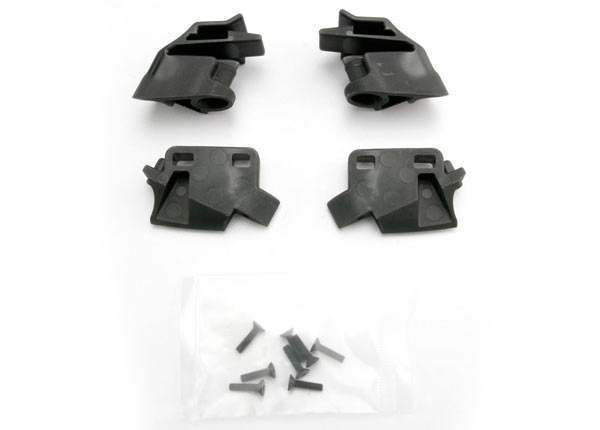 3928 Retainer, battery hold-down, front (2)/ rear (2)/ CCS 3x12 (4)