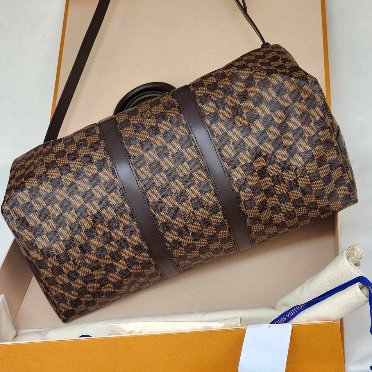 กระเป๋าเดินทางLouis Vuitton Keepall Bandoulière 45damier