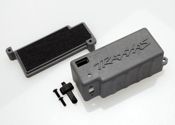 4925X Box, battery (grey)/ adhesive foam chassis pad/charge jack plug (rubber)