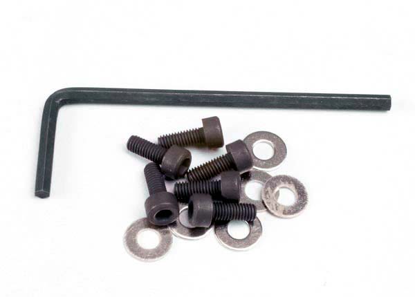 1552 Backplate screws (3x8mm cap-head machine) (6)/washers (6)/ wrench