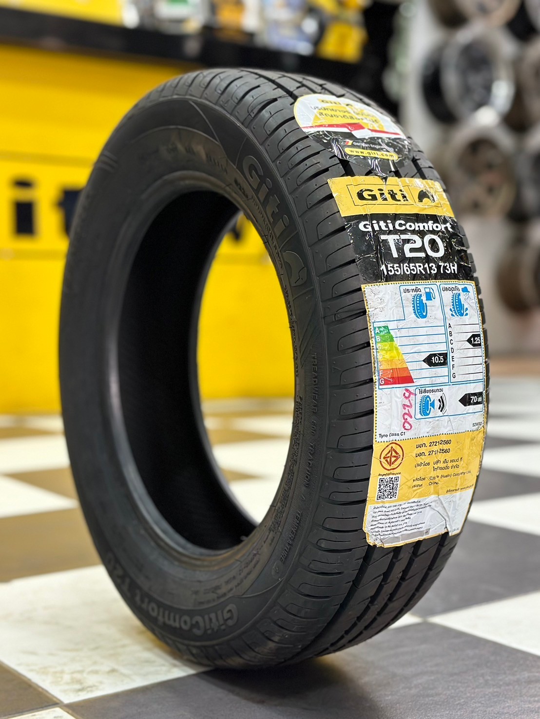 🛞#ยางใหม่จีที GITI ComfortT20 155/65R13 ยางใหม่ปี2024 🛞