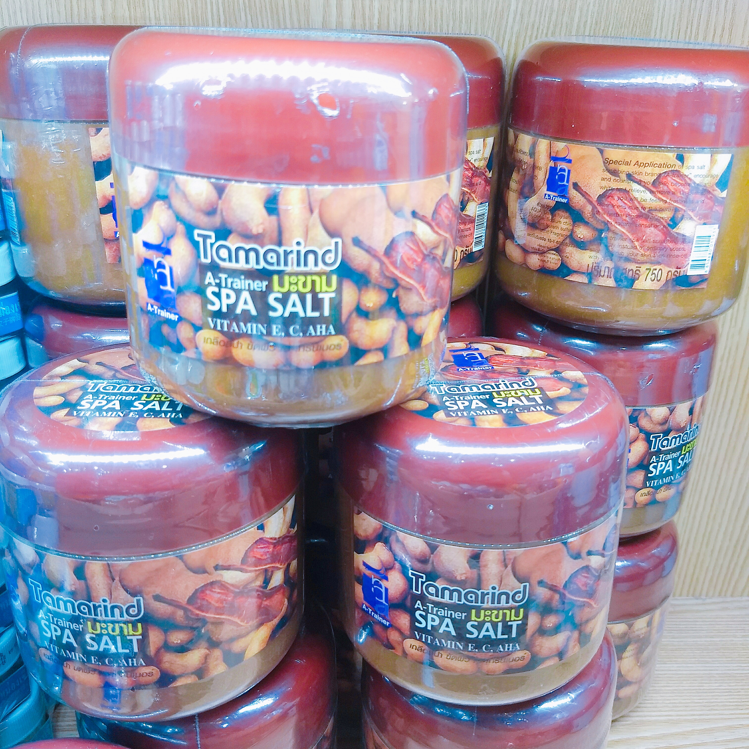 Tamarind a - trainer spa salt เกลือสปาขัดผิวเอ-เทรนเนอร์ มะขาม