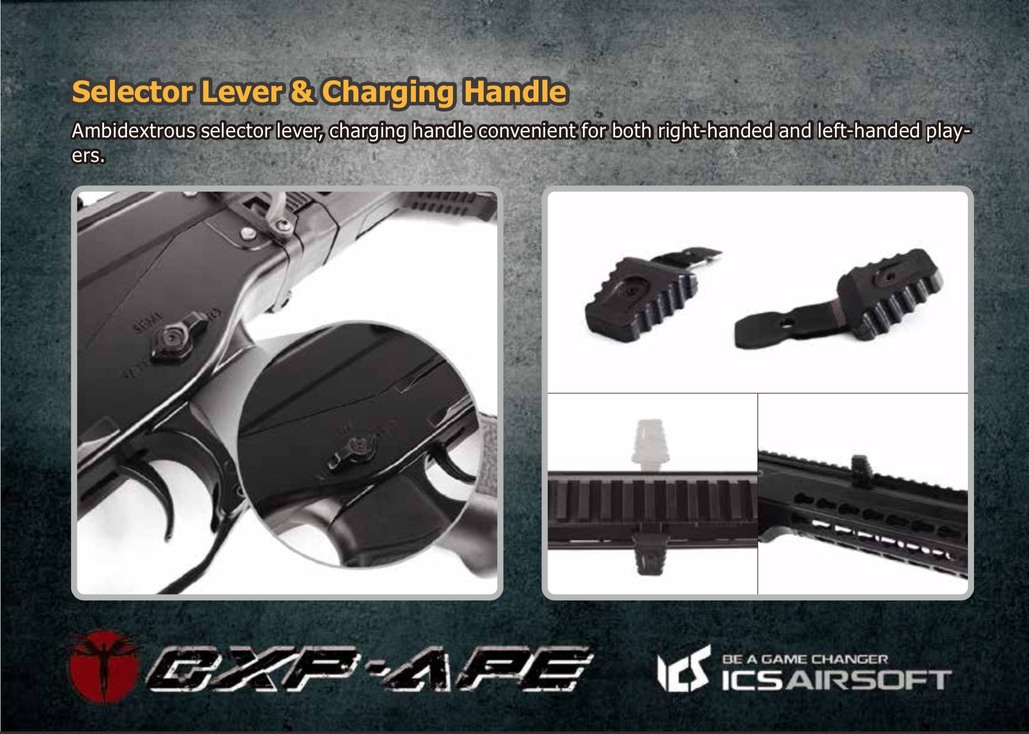 ICS-231 CXP-APE Rifle SF1 Stock-BK