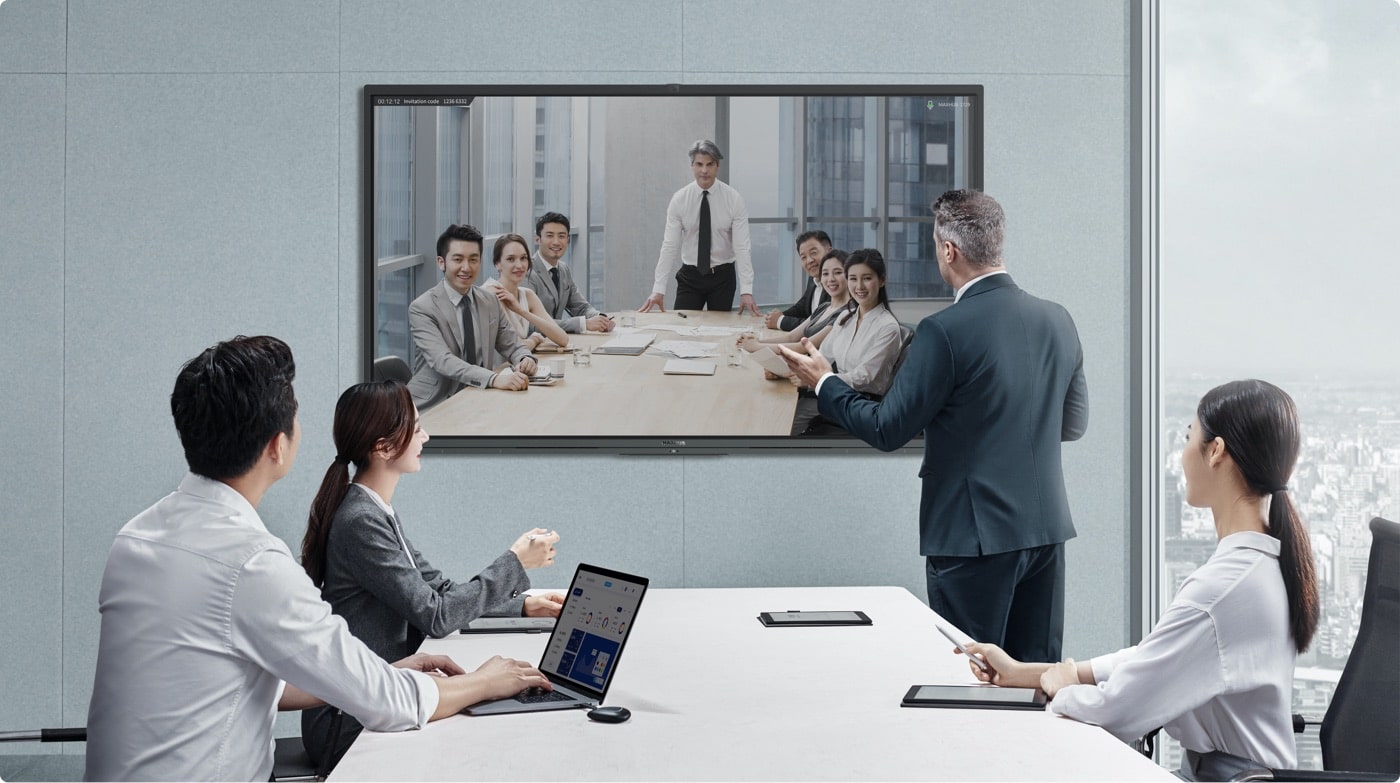 MAXHUB MXH-C65FA จอ 4k ทัชสกรีน 65 นิ้ว ระบบ Android แบบ Infrared wifi จอเดียวฟังชันก์ครบ ทั้งงาน พรีเซ็นต์ เทรนนิ่ง ประชุม ออนไลน์ มีกล้อง พร้อมไมค์