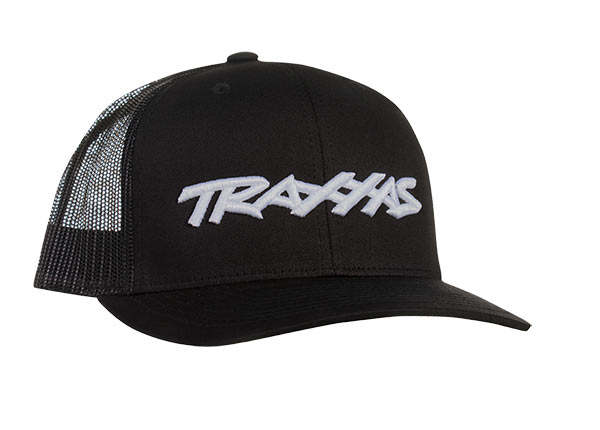 1182-BLK TRUCKER HAT CURVED BILL BLACK