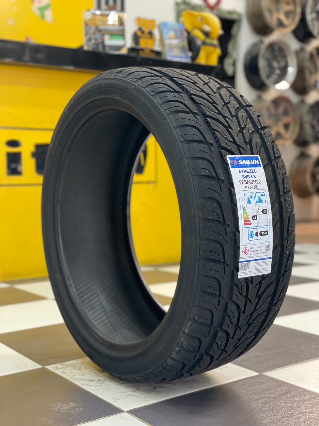 ยางใหม่สปอร์ต คุณภาพดี ยางไซหลุน #SAILUN ATREZZO SVR-LX 265/40R22 ยางใหม่ปี2024