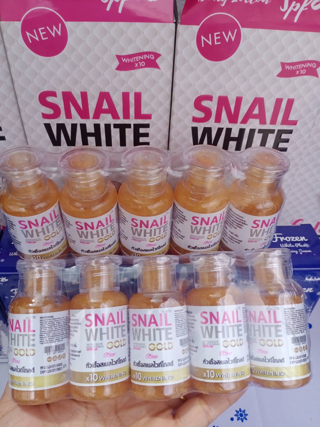 Snail white gold