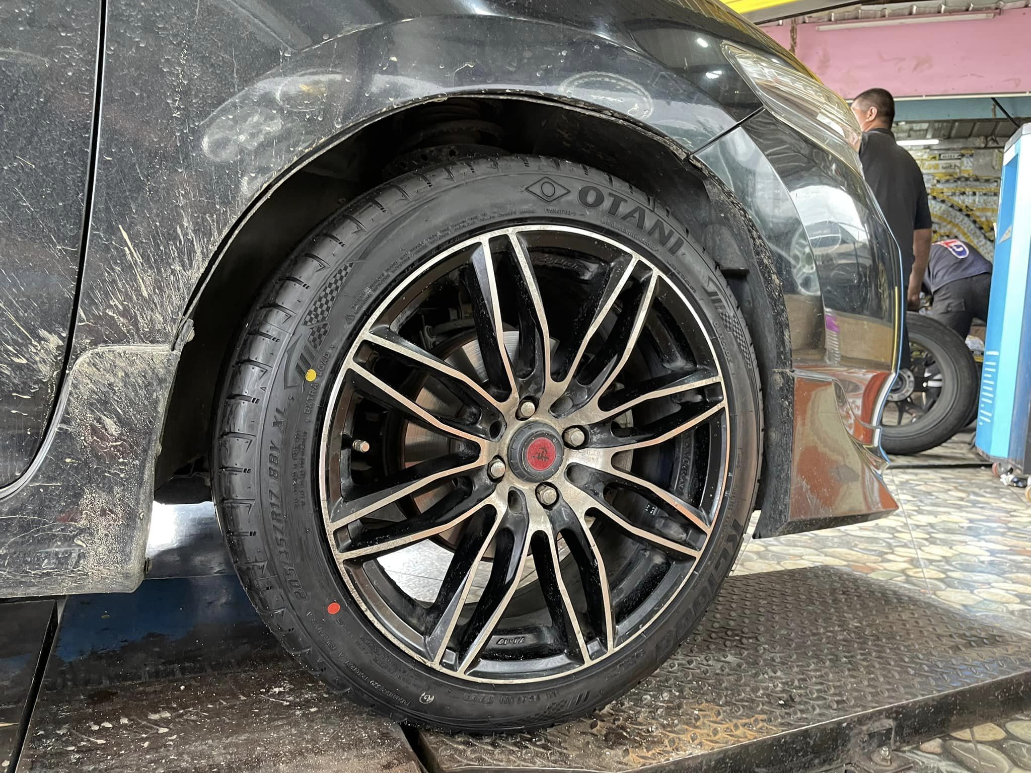 🚘 #HONDA_CITY เปลี่ยนยาง #OTANI #KC1000 205/45R17🔥 🔥