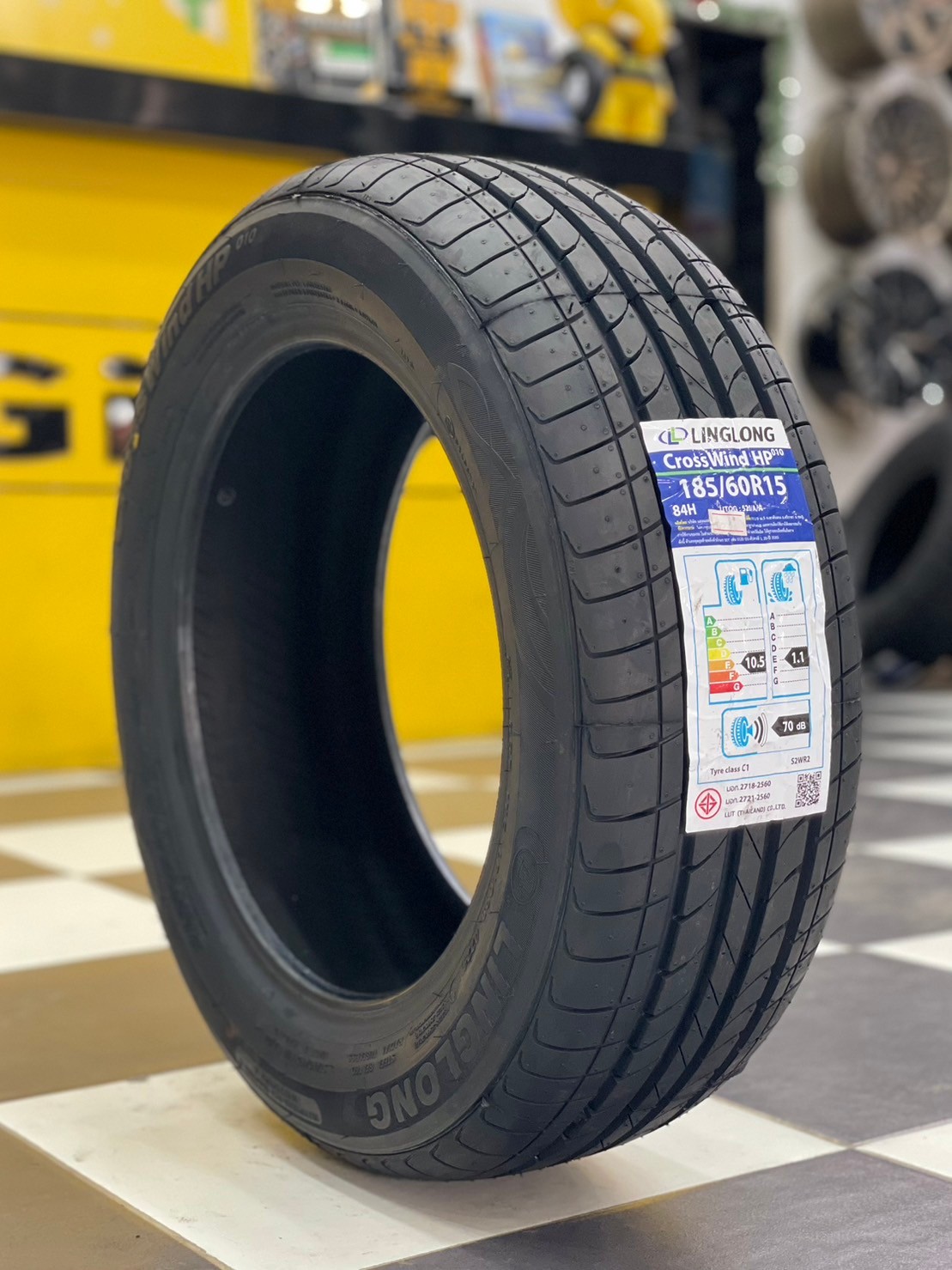 ยางรถยนต์คุณภาพดี Linglong(หลิงหลง) Crosswind HP 185/60R15 ยางใหม่ปี2024 ยางผลิตไทย