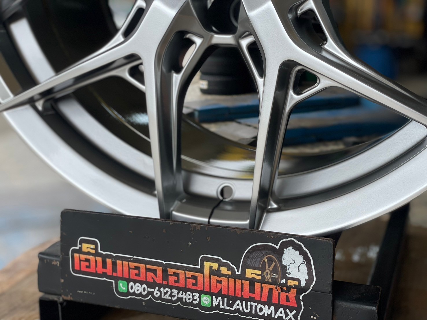 ล้อแม็กซ์ใหม่ขอบ18 #SSW386 18x9 ET20 6x139.7 สีไฮเปอร์ซิลเวอร์