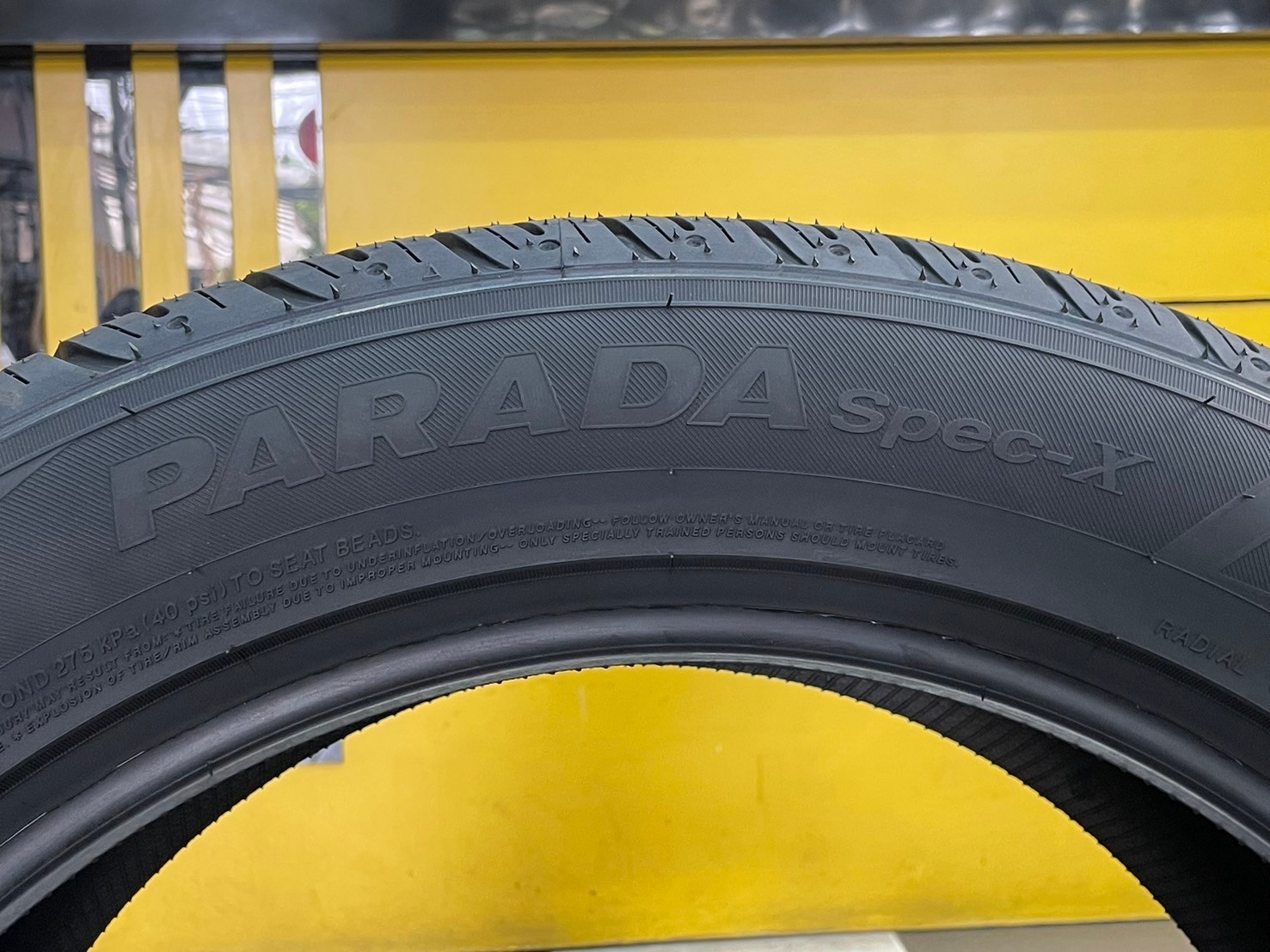 ยางใหม่โยโกฮาม่า #YOKOHAMA #PARADA Spec-X 265/50R20 ยางสมรรถนะสูง ยางปี2024