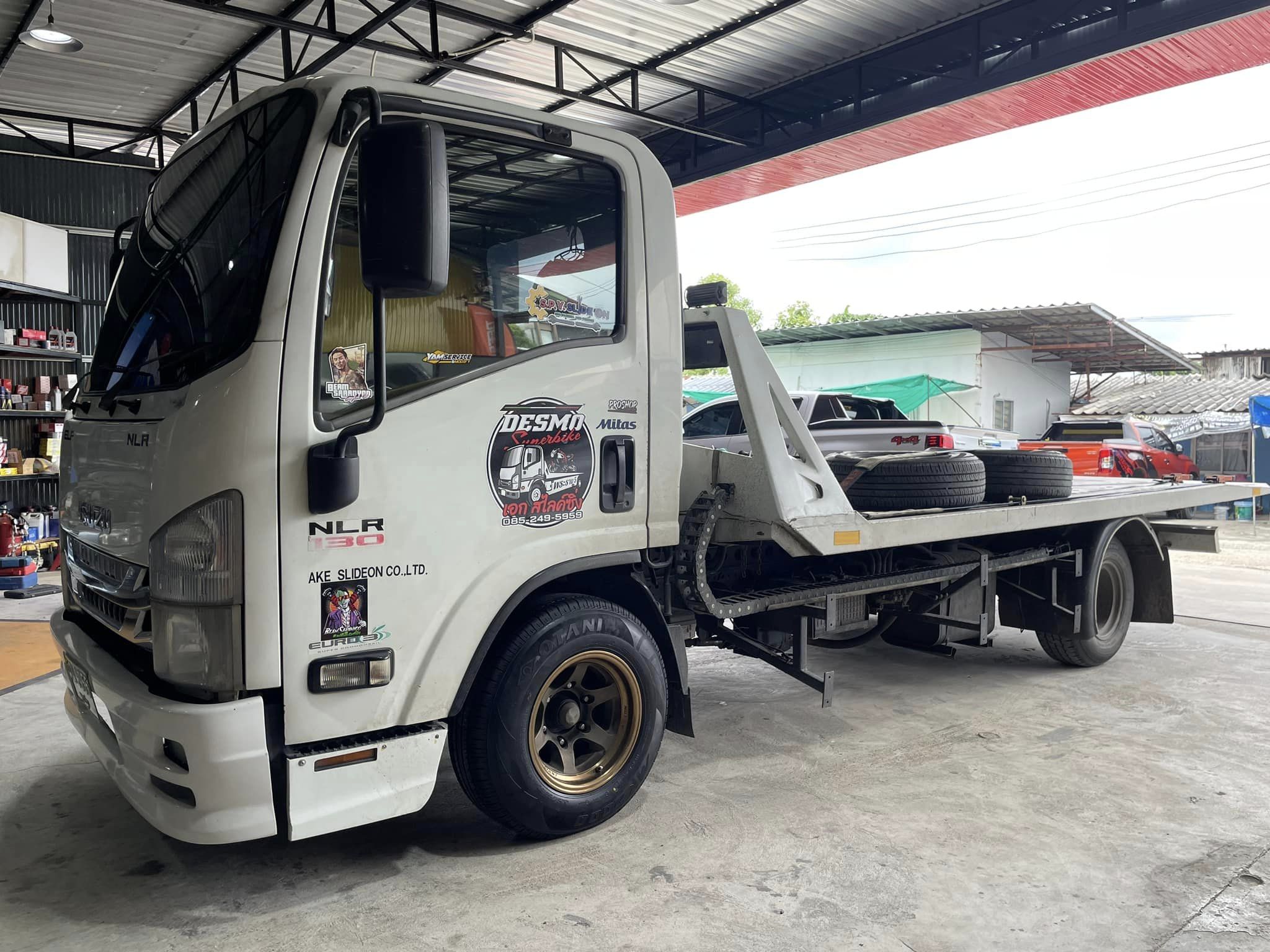 🚘 #ISUZU_ELF❤️ 🛞 #OTANI_MK2000 225/75R15❗️❗️ ยางบรรทุก คุณภาพคุ้มค่า ราคาสุดคุ้ม