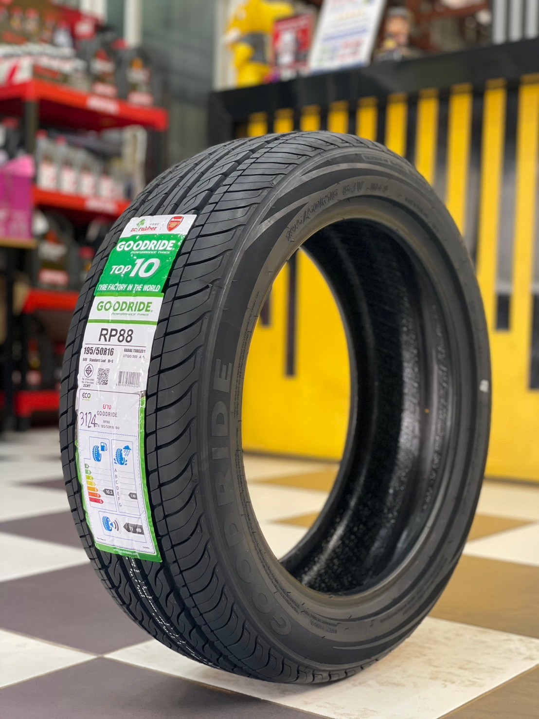 ยางใหม่กู๊ดไร้ท์ #GOODRIDE_RP88 195/50R16 ยางใหม่ปี2024