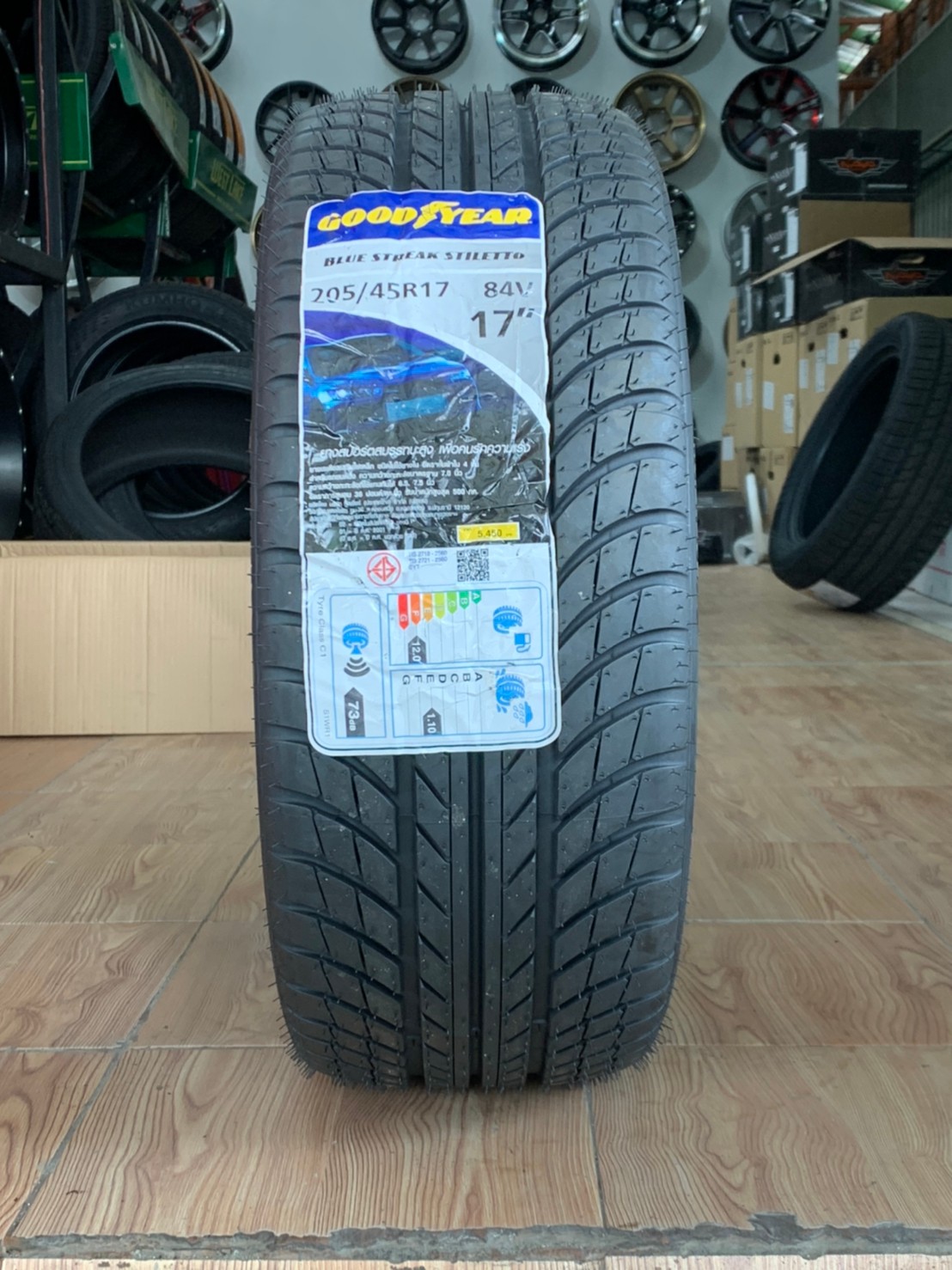205/45R17 Goodyear Blue Streak Stiletto ยางใหม่ปี2021