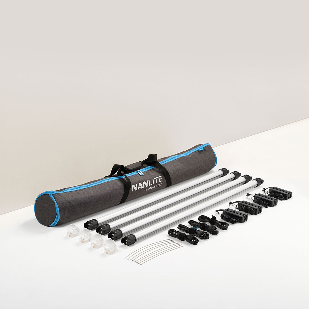 NANLITE Pavotube II 30C LED RGBWW Tube Light 4KIT