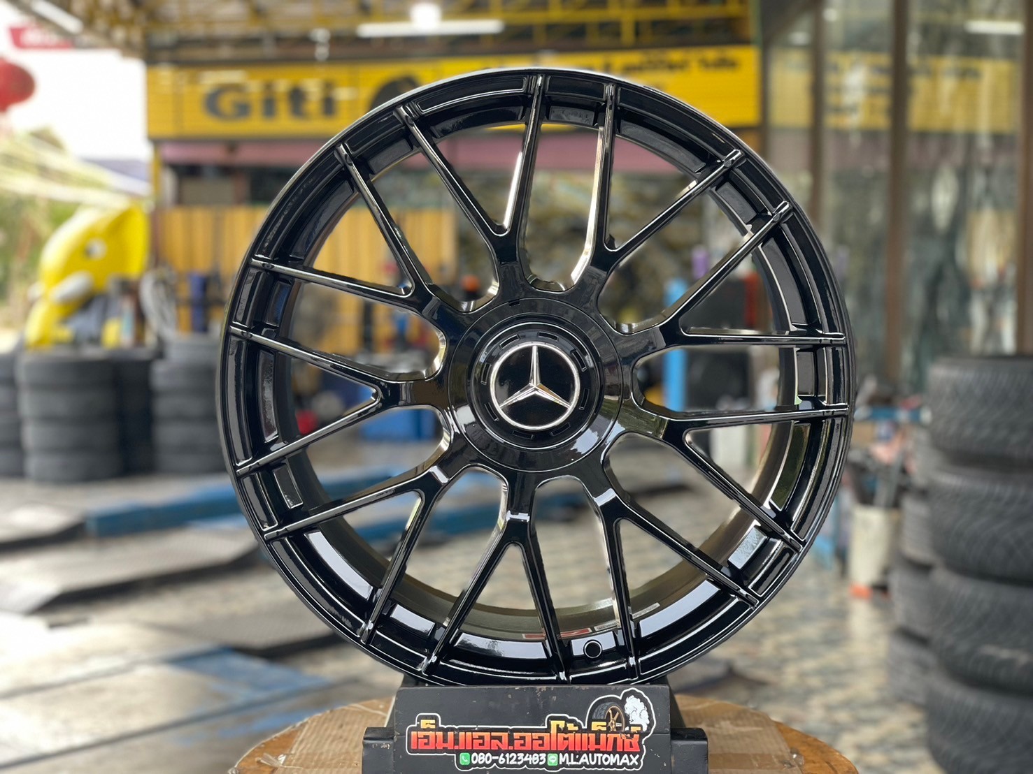 ล้อแม็กซ์ใหม่ สำหรับใส่รถ Mercedes-Benz ขอบ19" นิ้ว 5x112 ล้อเบาผลิตแบบ Flow Forming