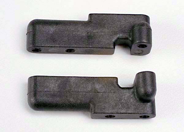 4918 Servo mounts, steering/ shift (F&R) (black)