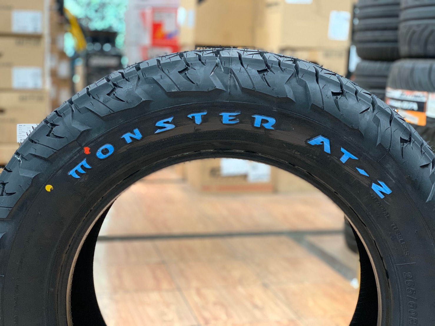 265/70R16 Monster AT2 ยางAllTerrian สายลุย มาตรฐานLenso