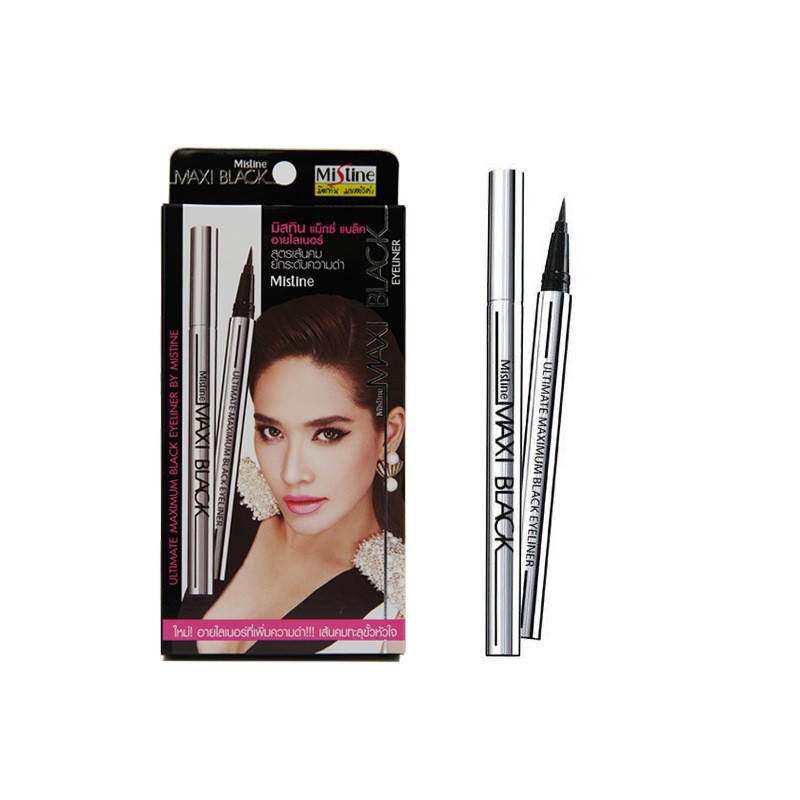 Mistine Maxi Black Eyeliner / อายไลเนอร์มิสทีน แม็กซี่ แบล็ค