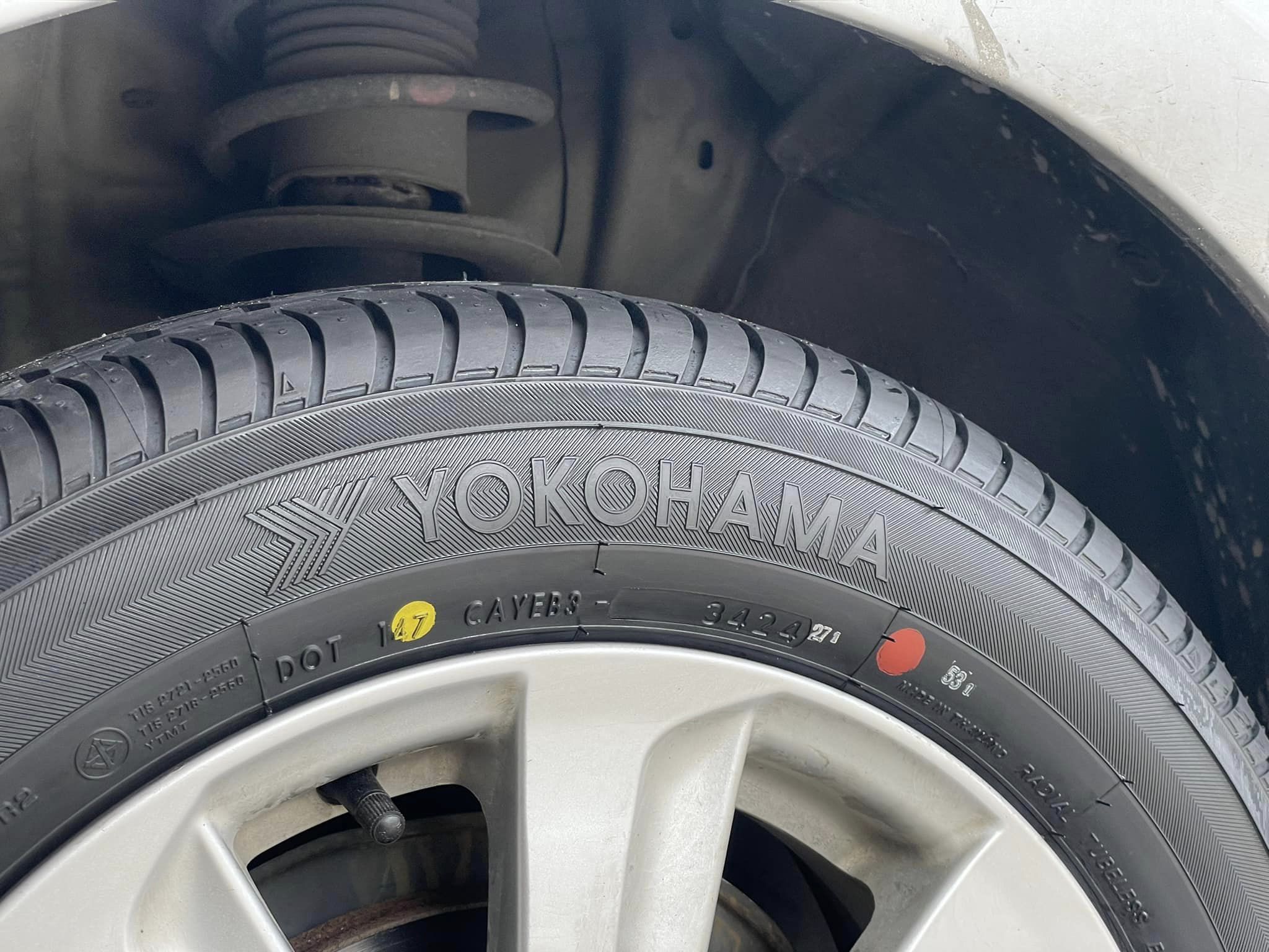🛞❤️ #TOYOTA_VIOS🚘 🛞🐘 เปลี่ยนยาง #YOKOHAMA_E70_185/60R15