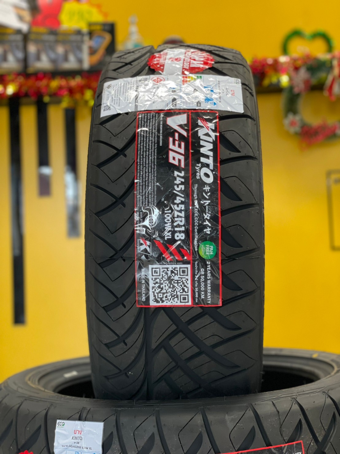KINTO V36 245/45R18 275/40R18 ยางใหม่ปี2023