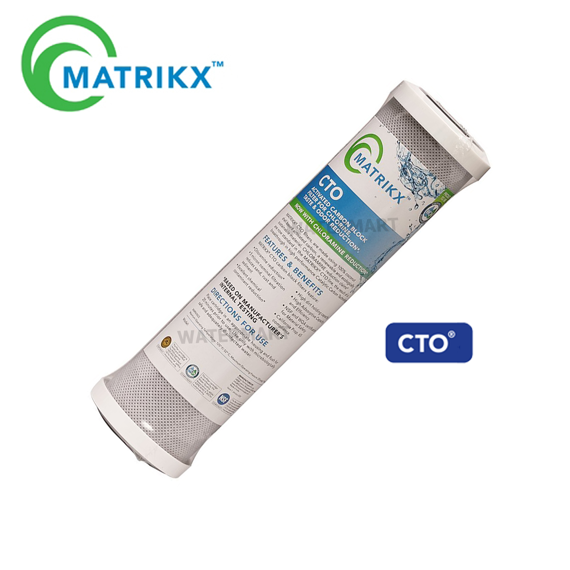 MATRIKX ไส้กรองน้ำ Block Carbon รุ่น CTO 5 ไมครอน ขนาด 10 นิ้ว