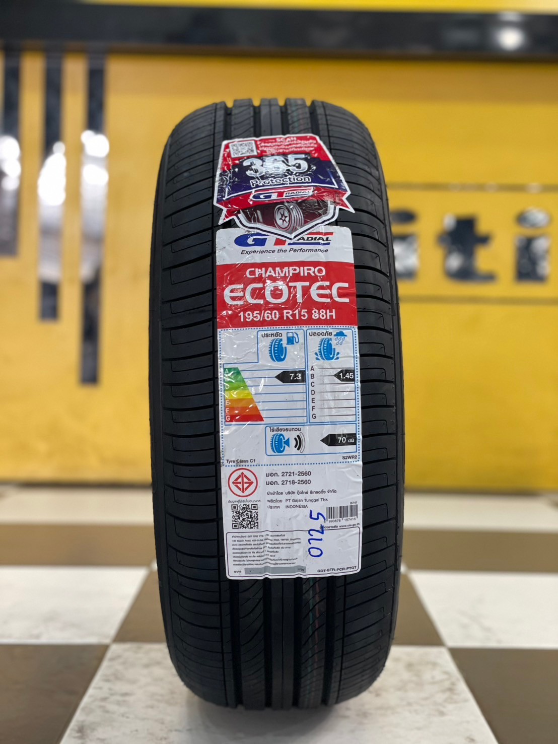 #ยางใหม่จีทีเรเดียล #GT_RADAIL #CHAMPIRO #ECOTEC 195/60R15 ยางใหม่ปี2025