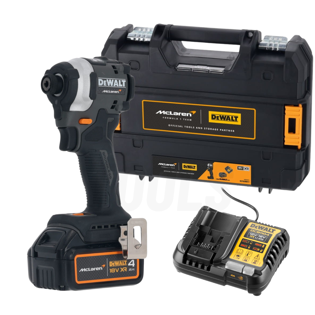 ชุดไขควงกระแทก McLaren Limited edition 18V(20V MAX) No.DCF85MM1T-QW DEWALT (พร้อมแบตเตอรี่เเละแท่นชาร์จ)
