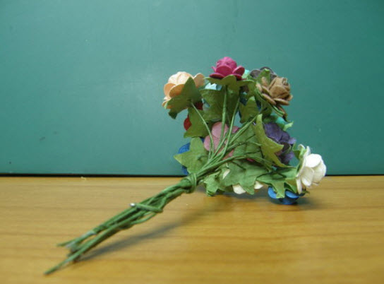 ช่อดอกไม้กระดาษสา / ช่อ