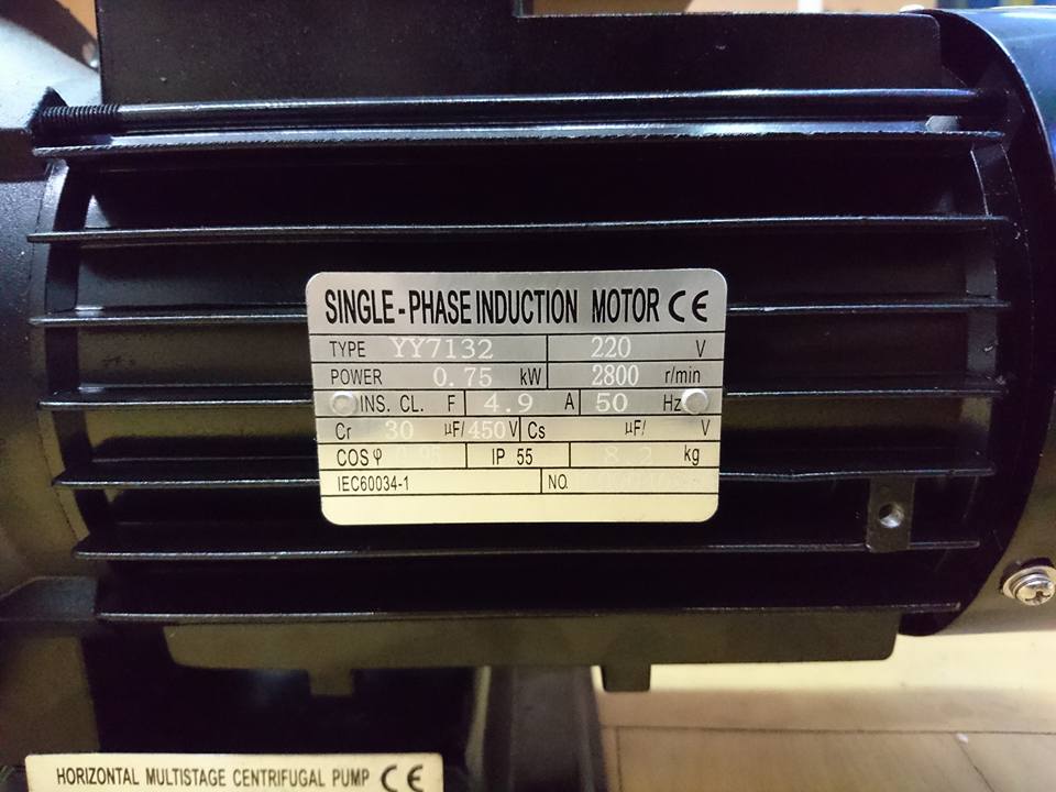 ปั้มน้ำ CNP รุ่น CHL / DOSAG รุ่น HCP 2-60 ขนาด 1 HP 0.75 Kw