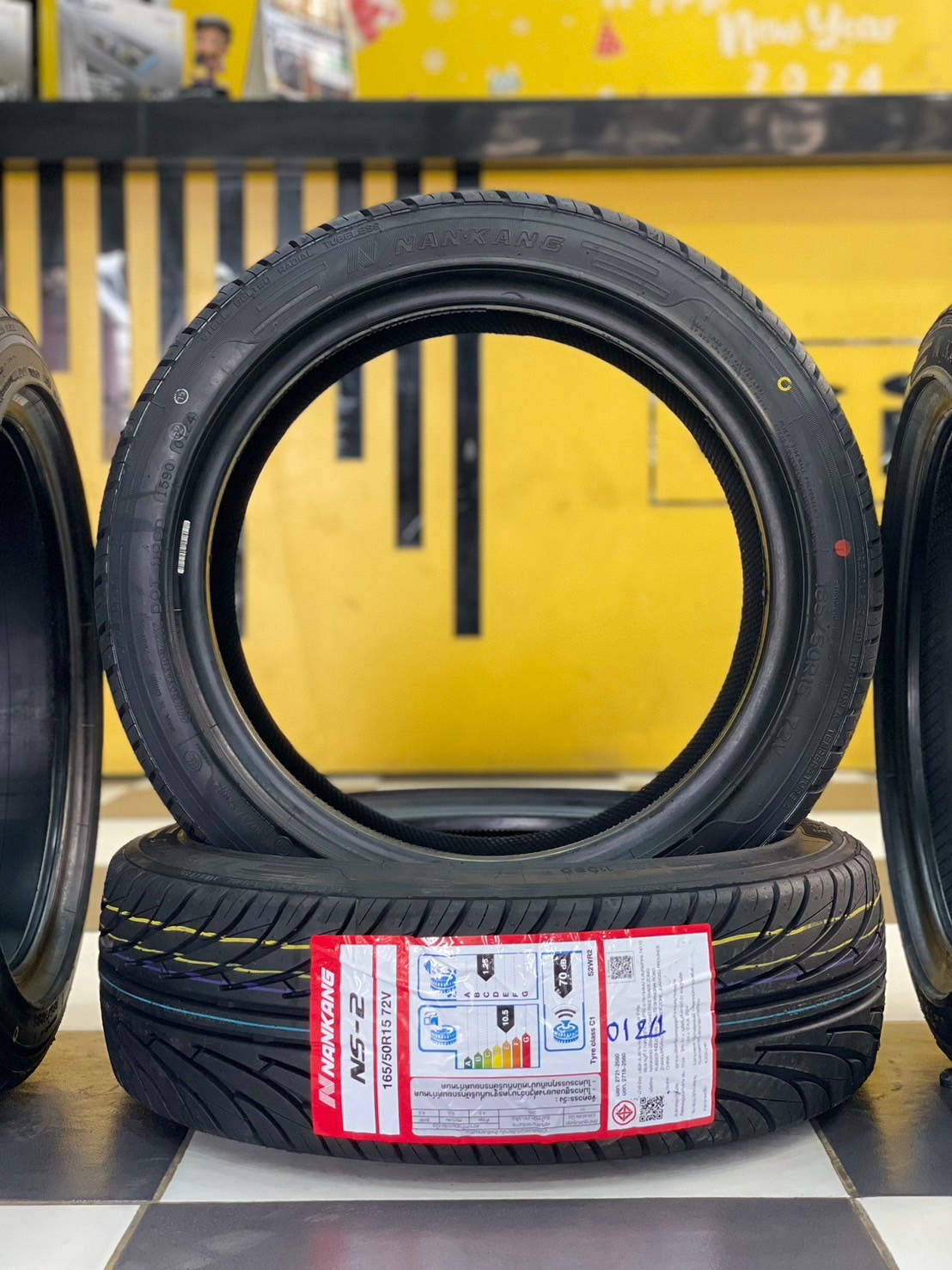 ยางใหม่ NANKANG NS-2 165/50R15 ยางใหม่ปี2024