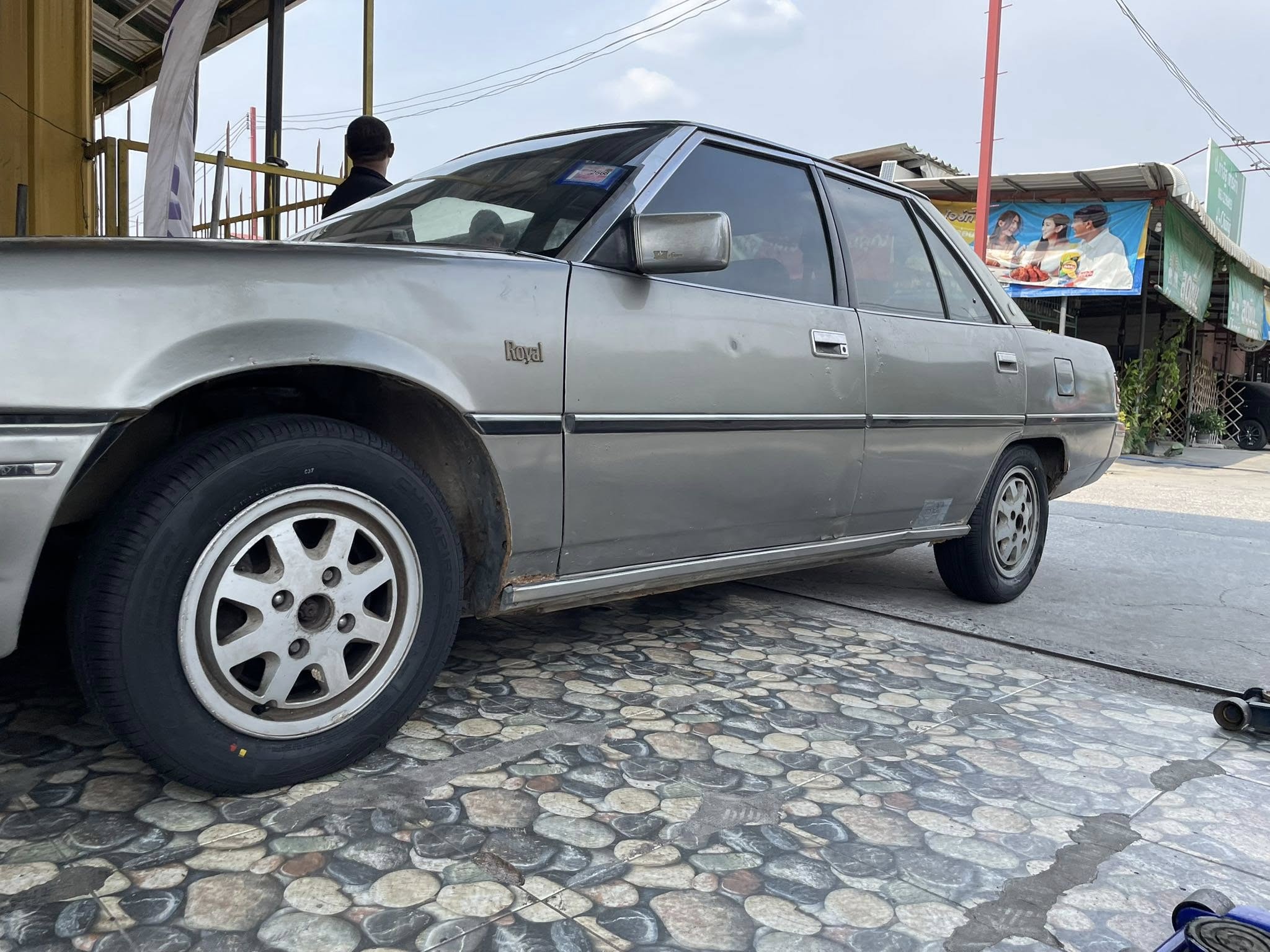 #MITSUBISHI_GalantRiyal🚘เปลี่ยนยาง 🛞🐘#GT RADIAL #ECOTEC 185/65R14 ❤️ 🛞 #ยางสมรรถนะสูง นุ่มเงียบ