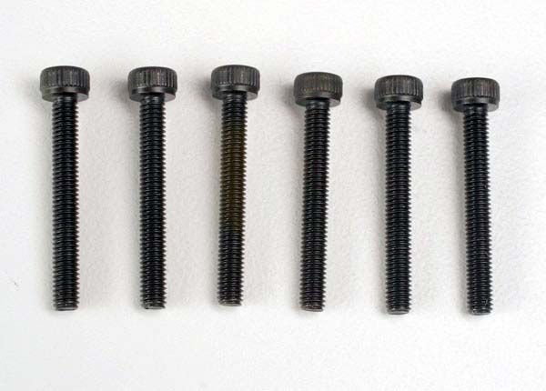 2556 Header screws, 3x23mm cap hex screws (6)