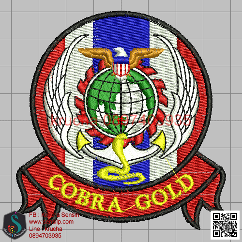 ไฟล์บล็อคปัก COBRA GOLD