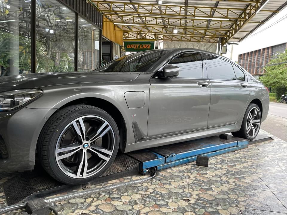 🛞❤️ #BMW_740Le เปลี่ยนยาง 🛞🐘#ATLAS_FORCE UHP 245/40R20 ❤️ 🛞#ATLAS_FORCE UHP 275/35R20